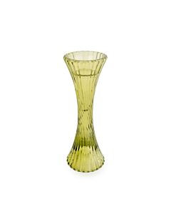 Candlelight Glass Candlestick - Green